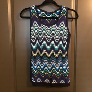 NWOT. Printed Tank.